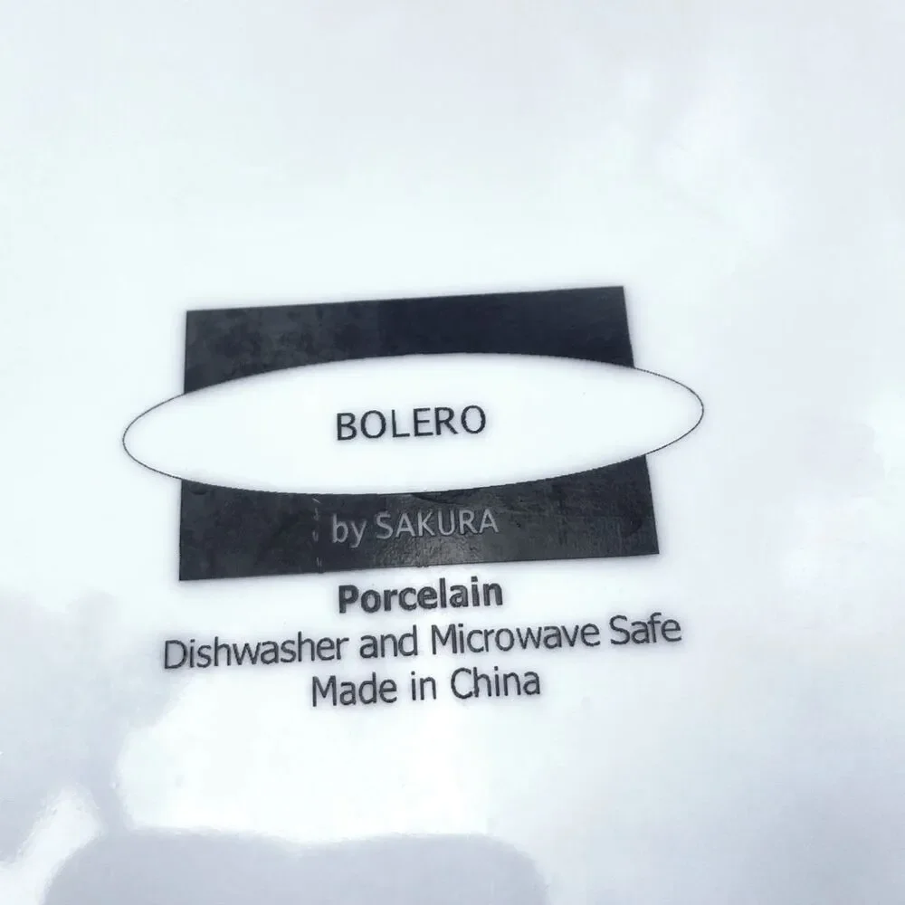 Bolero by SAKURA Porcelain White Salad Plate – 9 inch Diameter